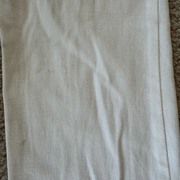 Urban Outfitters White Wide Leg Pants Zip Front Size 4 - Picture 4 of 7